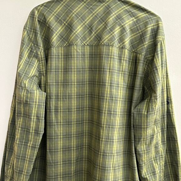 L.L. Bean Men LARGE TALL Plaid Field Shirt Button Front Gorpcore Camping Outdoor - Picture 8 of 11